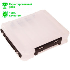 Коробка Kosadaka TB-S31C-CL, 20*17.5*5см для воблеров, двухсторонняя, прозрачная