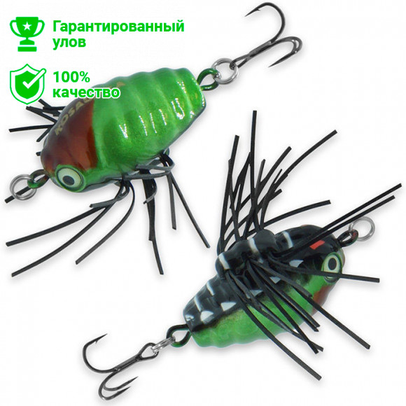 Воблер Kosadaka NotoBug 30F поверхностный, 30мм, 4.1г, м, цв.L11
