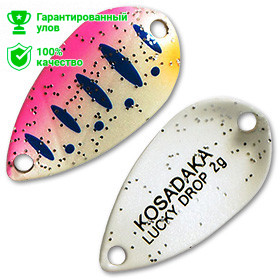 Блесна Kosadaka Trout Police LUCKY DROP 2g, 23mm, цвет F25 Блесна Kosadaka Trout Police LUCKY DROP 2g, 23mm, цвет F25