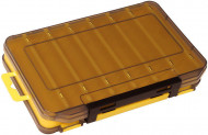 Коробка Kosadaka TB-S31D-Y, 20*13.5*3.5см для воблеров, двухсторонняя, жёлтая Коробка Kosadaka TB-S31D-Y, 20*13.5*3.5см для воблеров, двухсторонняя, жёлтая