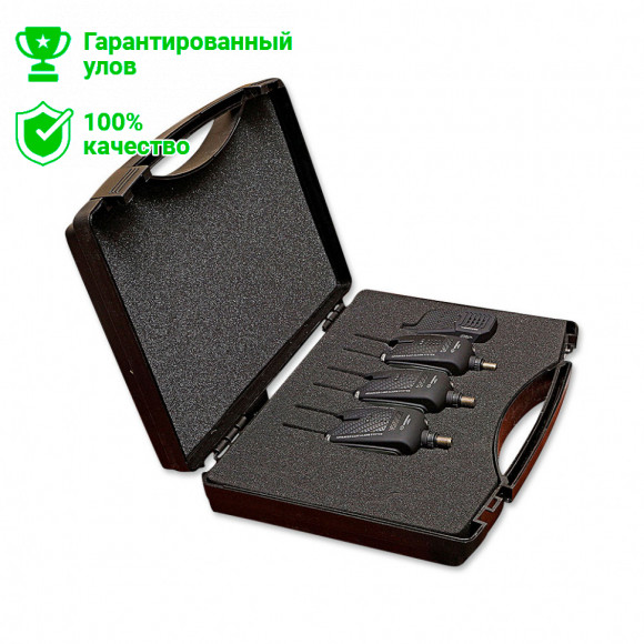 Набор W100S радио сигнализатор 3шт + пейджер (Kosadaka) W100S W100S
