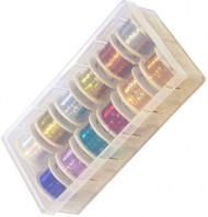 Набор нитей-люрексов для вязания мушек (12шт) (Kosadaka)