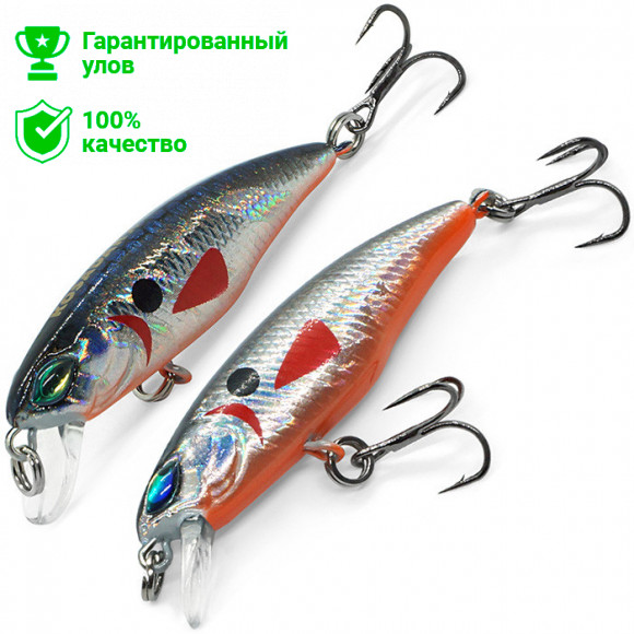 Воблер Kosadaka ETAD xs 42F плав., 42мм, 2г, 0-0.5м, цв.GTC