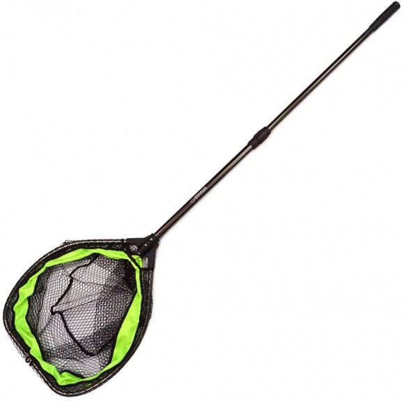 Подсак Kosadaka алюм. складной со съёмн. телеск. ручкой 45*42*163см, прорезин. полиэст. сетка LNTFAP