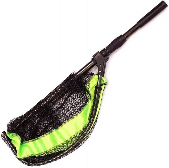 Подсак Kosadaka алюм. складной со съёмн. телеск. ручкой 45*42*163см, прорезин. полиэст. сетка LNTFAP