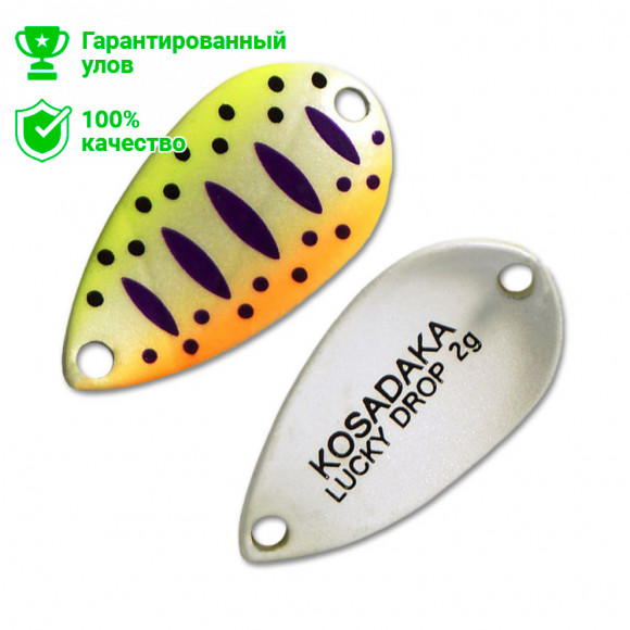 Блесна Kosadaka Trout Police LUCKY DROP 2g, 23mm, цвет G13