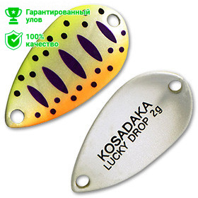 Блесна Kosadaka Trout Police LUCKY DROP 2g, 23mm, цвет G13 Блесна Kosadaka Trout Police LUCKY DROP 2g, 23mm, цвет G13
