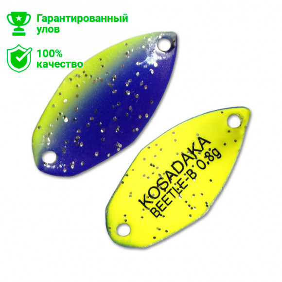 Блесна Kosadaka Trout Police BEETLE-B 0.8g, 21mm, цвет E98