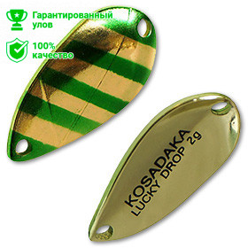 Блесна Kosadaka Trout Police LUCKY DROP 2g, 23mm, цвет H49 Блесна Kosadaka Trout Police LUCKY DROP 2g, 23mm, цвет H49