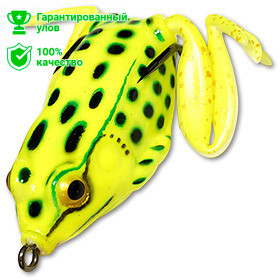 Приманка-незацепл. мягк. оснащ. плав. Лягушка с лапами LF15 55mm, 16g, цвет C24 (Kosadaka) Приманка-незацепл. мягк. оснащ. плав. Лягушка с лапами LF15 55mm, 16g, цвет C24 (Kosadaka)