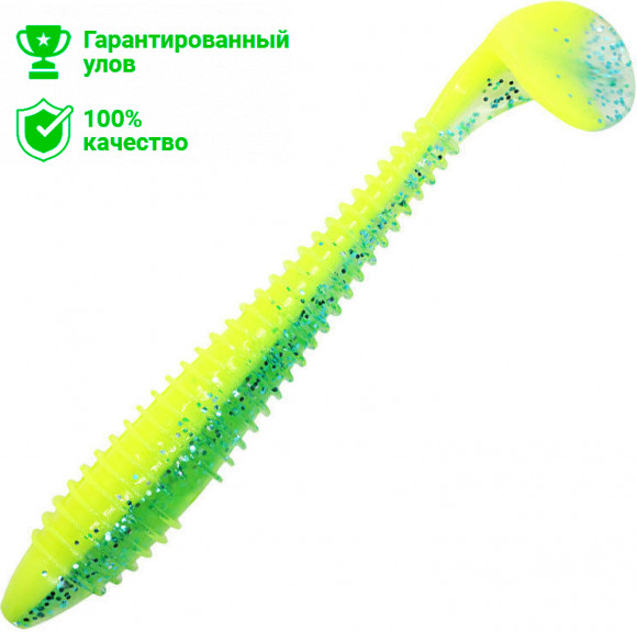 Виброхвост Kosadaka WAVE IMPACT FAT 175, блистер 3шт., цвет YTR