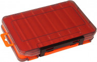 Коробка Kosadaka TB-S31D-OR, 20*13.5*3.5см для воблеров, двухсторонняя, оранжевая Коробка Kosadaka TB-S31D-OR, 20*13.5*3.5см для воблеров, двухсторонняя, оранжевая