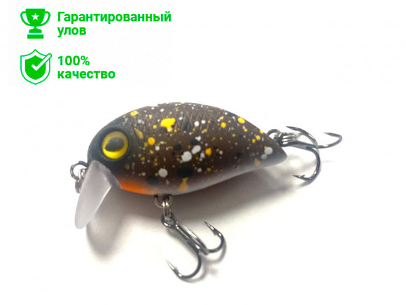 Воблер Kosadaka Hickory SSR 34F плав., 34мм, 3.7г, 0-0.2м, цв.BRB