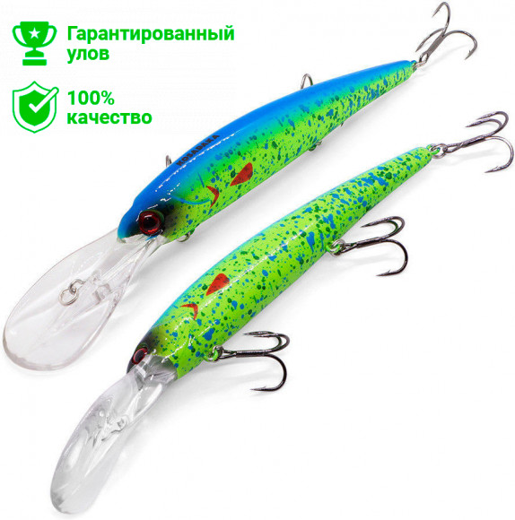 Воблер Kosadaka Bandit Deep XL 120F, плав., 120мм, 21г, 5-8м, цв.BKK