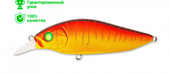 Воблер Kosadaka INBORN XS 75F плав., 77мм, 12.3г., 0.4-0.8м, цв.RHT