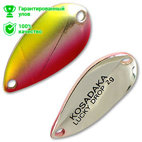 Блесна Kosadaka Trout Police LUCKY DROP 2g, 23mm, цвет M93 Блесна Kosadaka Trout Police LUCKY DROP 2g, 23mm, цвет M93