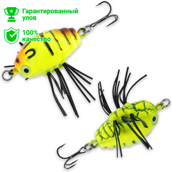 Воблер Kosadaka NotoBug 30F поверхностный, 30мм, 4.1г, м, цв.L20