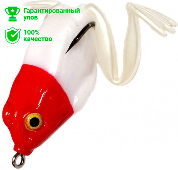 Приманка-незацепл. мягк. оснащ. плав. Лягушка с лапами LF15 55mm, 16g, цвет C91 (Kosadaka)