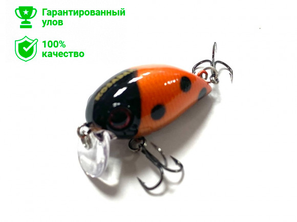 Воблер Kosadaka Hickory SSR 34F плав., 34мм, 3.7г, 0-0.2м, цв.L01 