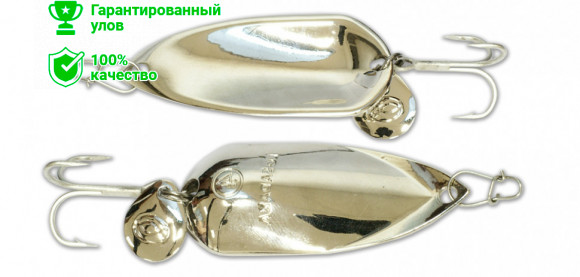 Блесна Kosadaka Grav Spoon SILVER (серебро) 45мм (12г)