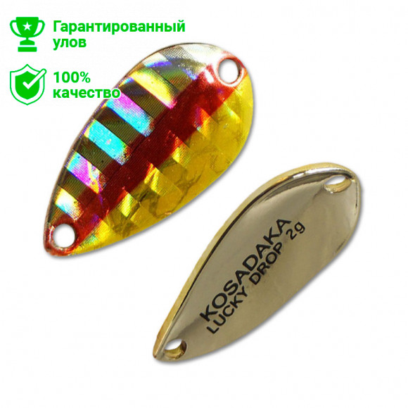 Блесна Kosadaka Trout Police LUCKY DROP 2g, 23mm, цвет Z04 Блесна Kosadaka Trout Police LUCKY DROP 2g, 23mm, цвет Z04