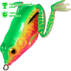 Приманка-незацепл. мягк. оснащ. плав. Лягушка с лапами LF15 55mm, 16g, цвет C92 (Kosadaka)