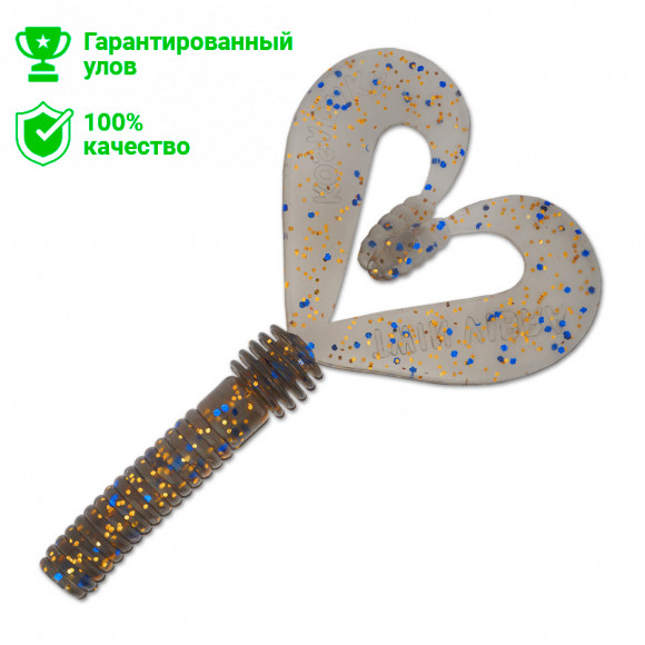 Мягкая приманка Kosadaka TwinVibra, 70mm, цв. DS (6шт.)