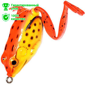 Приманка-незацепл. мягк. оснащ. плав. Лягушка с лапами LF15 55mm, 16g, цвет C93 (Kosadaka) Приманка-незацепл. мягк. оснащ. плав. Лягушка с лапами LF15 55mm, 16g, цвет C93 (Kosadaka)