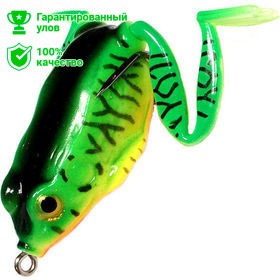 Приманка-незацепл. мягк. оснащ. плав. Лягушка с лапами LF15 55mm, 16g, цвет C94 (Kosadaka) Приманка-незацепл. мягк. оснащ. плав. Лягушка с лапами LF15 55mm, 16g, цвет C94 (Kosadaka)