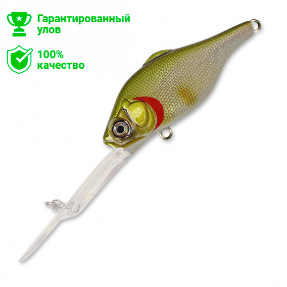 Воблер Kosadaka RAT DD плав., 65мм, 10.2г., 3.0-5.0м, цв.AY