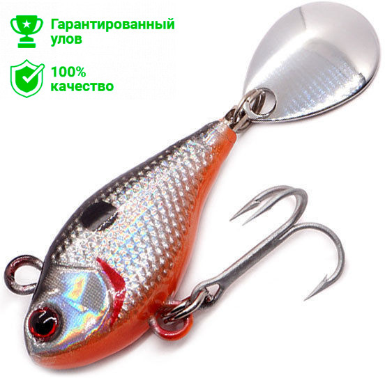 Джиг-спиннер Kosadaka FISH DARTS FS1-10 25mm, 10g, цвет GT