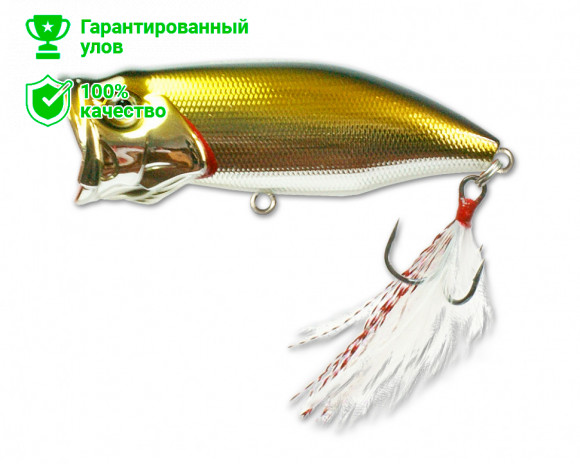 Воблер Kosadaka SOL popper 65 поверхн., 65мм, 10.6г, цв.CNT